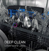 GE Profile 24" Smart UltraFresh Built-In Dishwasher with Microban Antimicrobial Technology, Deep Clean 3rd Rack, 42 dBA - Fingerprint Resistant Stainless Steel