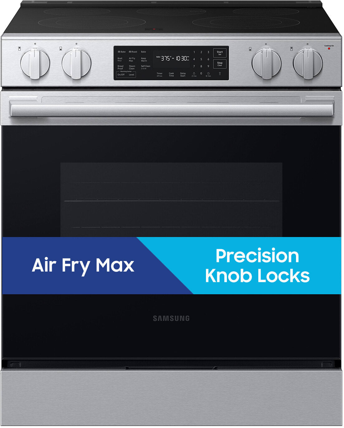 Samsung NSE70H63SR Slide-In Electric Range stainless steel