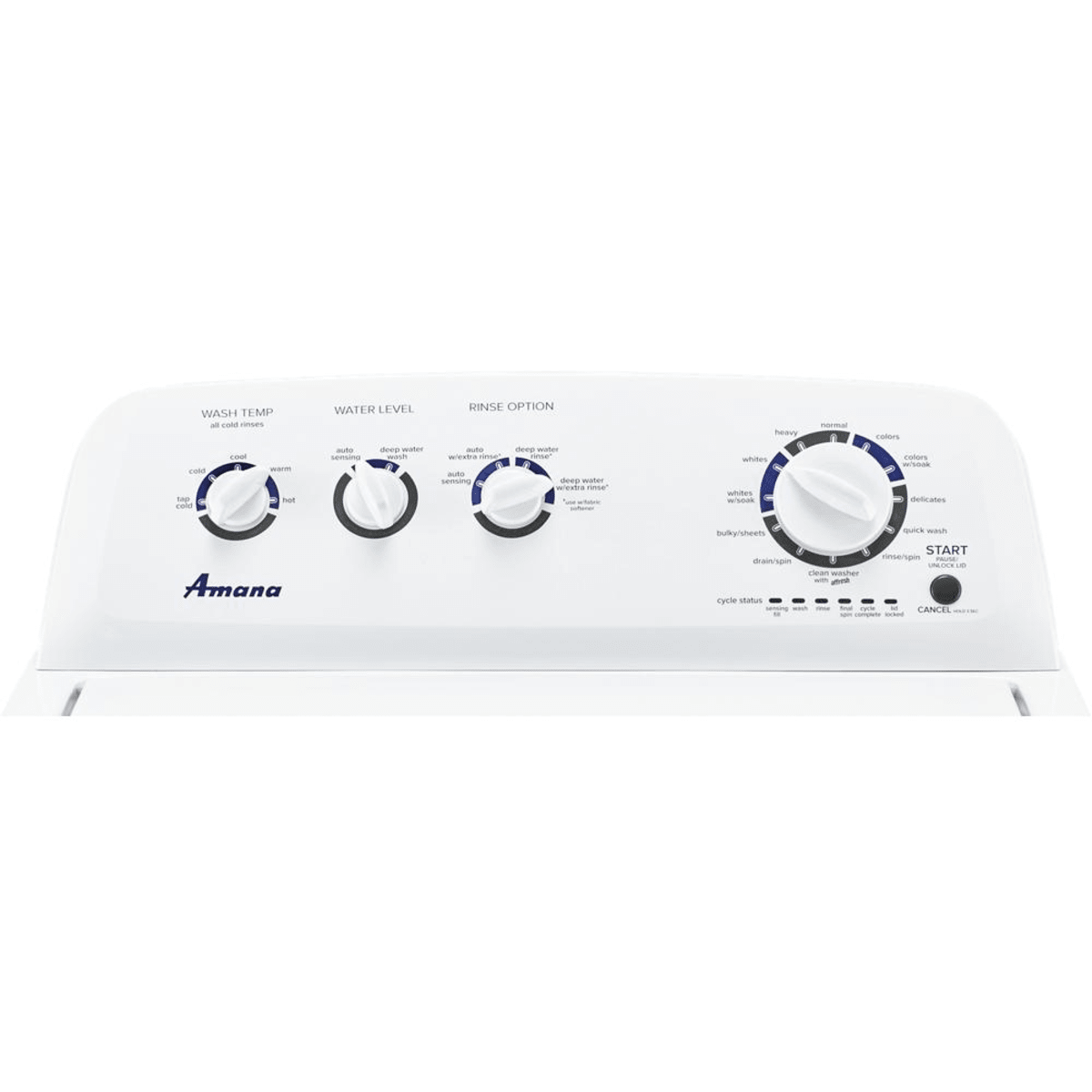 Amana NTW4519JW 28" 3.8 cu. ft. Top Load Washer in White