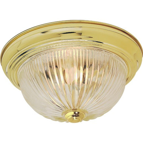 Nuvo Lighting 60-6015 Flush Mount Ceiling Light - Polished Brass
