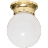 Nuvo Lighting 60-6028 Flush Mount Ceiling Light - Polished Brass