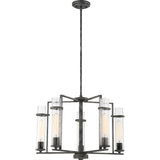 Nuvo Lighting 60-6385 Donzi Mid Sized Chandelier - Iron Black
