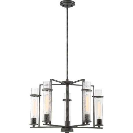 Nuvo Lighting 60-6385 Donzi Mid Sized Chandelier - Iron Black