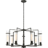 Nuvo Lighting 60-6387 Donzi Mid Sized Chandelier - Iron Black