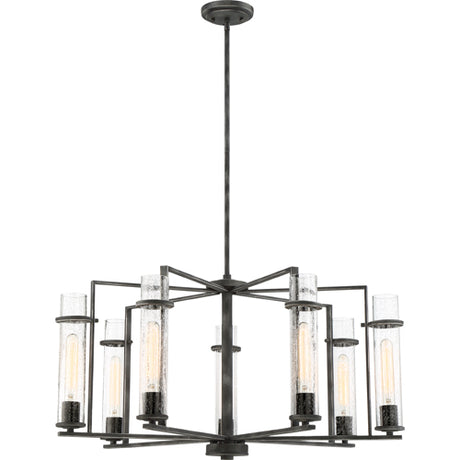 Nuvo Lighting 60-6387 Donzi Mid Sized Chandelier - Iron Black