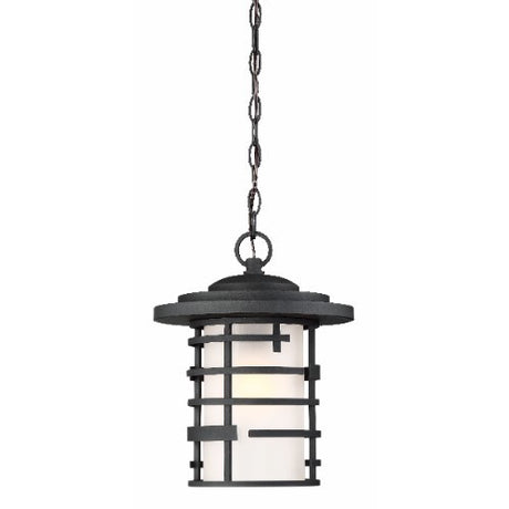 Nuvo Lighting 60-6405 Lansing Outdoor Hanging Lantern - Textured Black