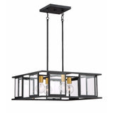 Nuvo Lighting 60-6414 Payne Linear Pendant - Black