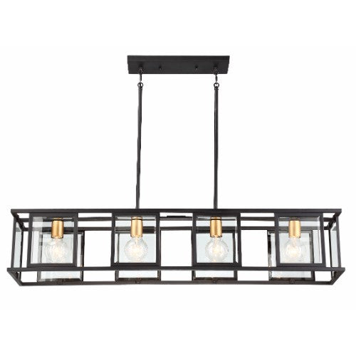 Nuvo Lighting 60-6417 Payne Linear Pendant - Black