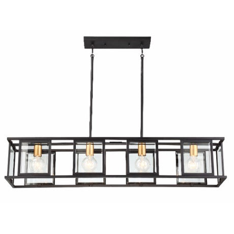 Nuvo Lighting 60-6417 Payne Linear Pendant - Black