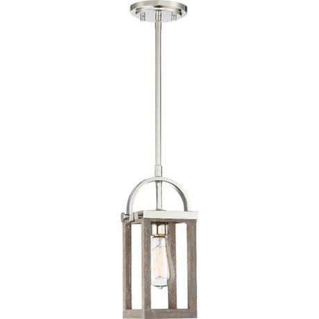 Nuvo Lighting 60-6484 Bliss Mini Pendant - Driftwood