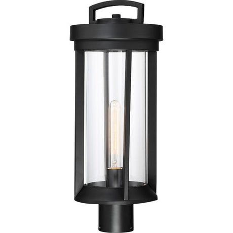 Nuvo Lighting 60-6503 Huron Post Light - Aged Bronze / Glass