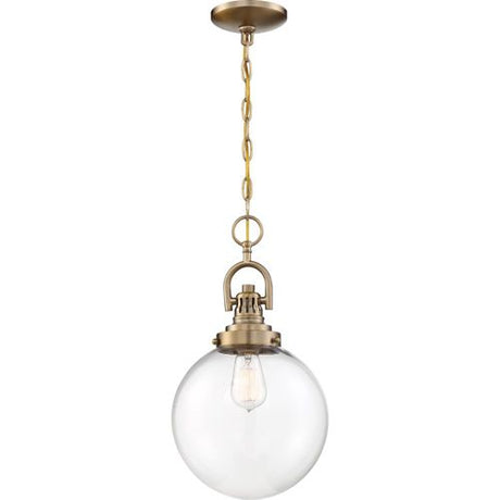 Nuvo Lighting 60-6671 Skyloft Mini Pendant - Burnished Brass