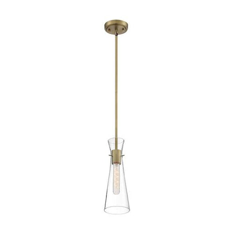Nuvo Lighting 60-6858 Bahari Mini Pendant - Vintage Brass