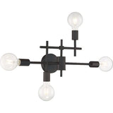 Nuvo Lighting 60-6861 Delphi 4 or more Bulb Bathroom Light - Mahogany Bronze