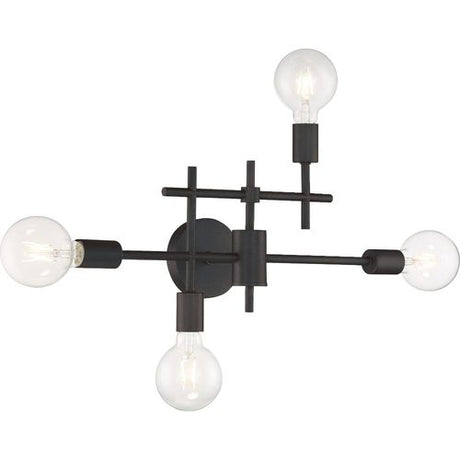 Nuvo Lighting 60-6861 Delphi 4 or more Bulb Bathroom Light - Mahogany Bronze