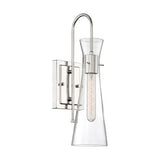 Nuvo Lighting 60-6867 Bahari 1 Bulb Wall Sconce - Polished Nickel