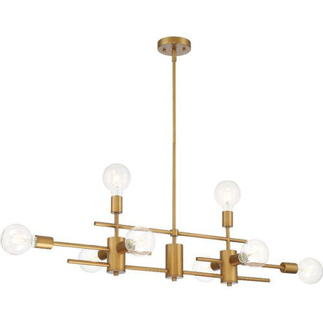 Nuvo Lighting 60-6872 Delphi Linear Pendant - Aged Gold