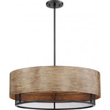 Nuvo Lighting 60-6980 Barrique Up Light Pendant - Black