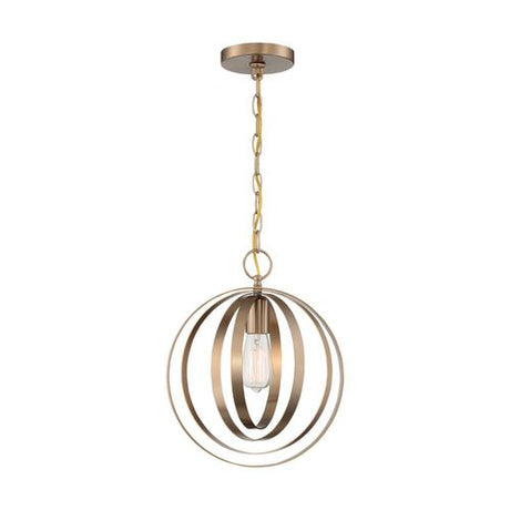 Nuvo Lighting 60-7056 Pendleton Entrance / Foyer Pendant - Burnished Brass