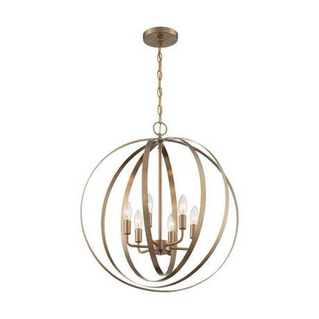 Nuvo Lighting 60-7058 Pendleton Entrance / Foyer Pendant - Burnished Brass