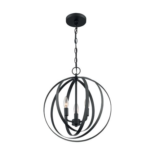 Nuvo Lighting 60-7067 Pendleton Entrance / Foyer Pendant - Matte Black
