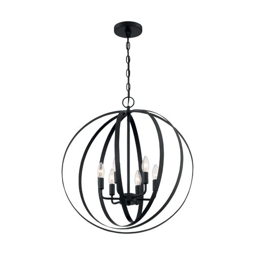 Nuvo Lighting 60-7068 Pendleton Entrance / Foyer Pendant - Matte Black