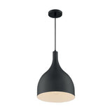 Nuvo Lighting 60-7087 Bellcap Down Light Pendant - Matte Black