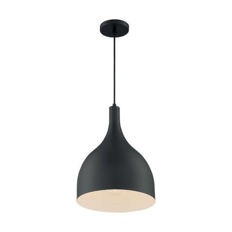 Nuvo Lighting 60-7087 Bellcap Down Light Pendant - Matte Black