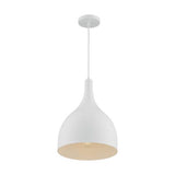 Nuvo Lighting 60-7097 Bellcap Down Light Pendant - Matte White