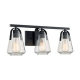 Nuvo Lighting 60-7103 Skybridge 3 Bulb Bathroom Light - Matte Black