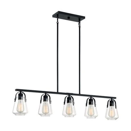 Nuvo Lighting 60-7104 Skybridge Linear Pendant - Matte Black