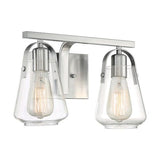 Nuvo Lighting 60-7112 Skybridge 2 Bulb Bathroom Light - Brushed Nickel