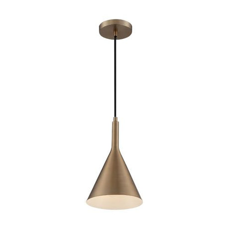 Nuvo Lighting 60-7117 Lightcap Mini Pendant - Burnished Brass