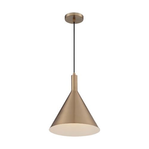 Nuvo Lighting 60-7118 Lightcap Down Light Pendant - Burnished Brass