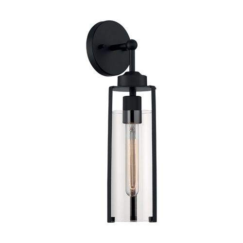 Nuvo Lighting 60-7161 Marina 1 Bulb Wall Sconce - Matte Black