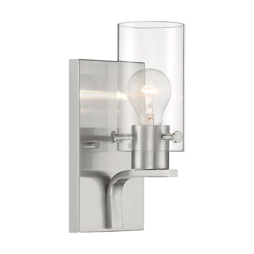 Nuvo Lighting 60-7171 Sommerset 1 Bulb Wall Sconce - Brushed Nickel