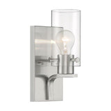 Nuvo Lighting 60-7171 Sommerset 1 Bulb Wall Sconce - Brushed Nickel