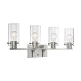 Nuvo Lighting 60-7174 Sommerset 4 or more Bulb Bathroom Light - Brushed Nickel