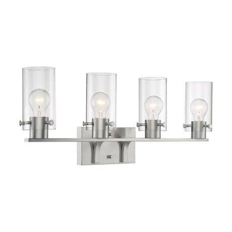 Nuvo Lighting 60-7174 Sommerset 4 or more Bulb Bathroom Light - Brushed Nickel