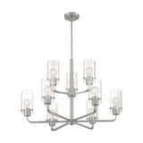 Nuvo Lighting 60-7179 Sommerset Mid Sized Chandelier - Brushed Nickel