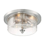 Nuvo Lighting 60-7191 Bransel Flush Mount Ceiling Light - Brushed Nickel