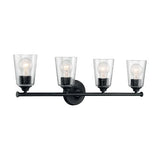 Nuvo Lighting 60-7284 Bransel 4 or more Bulb Bathroom Light - Matte Black