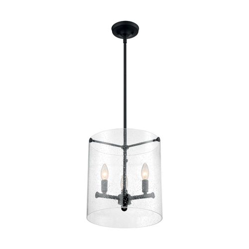 Nuvo Lighting 60-7287 Bransel Entrance / Foyer Pendant - Matte Black