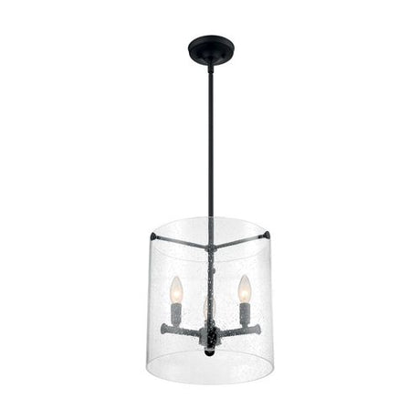 Nuvo Lighting 60-7287 Bransel Entrance / Foyer Pendant - Matte Black