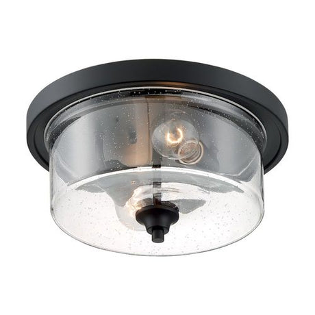 Nuvo Lighting 60-7290 Bransel Flush Mount Ceiling Light - Matte Black