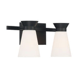 Nuvo Lighting 60-7312 Caleta 2 Bulb Bathroom Light - Black