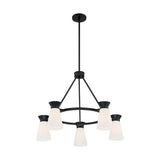 Nuvo Lighting 60-7315 Caleta Mid Sized Chandelier - Black