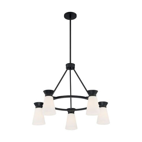 Nuvo Lighting 60-7315 Caleta Mid Sized Chandelier - Black