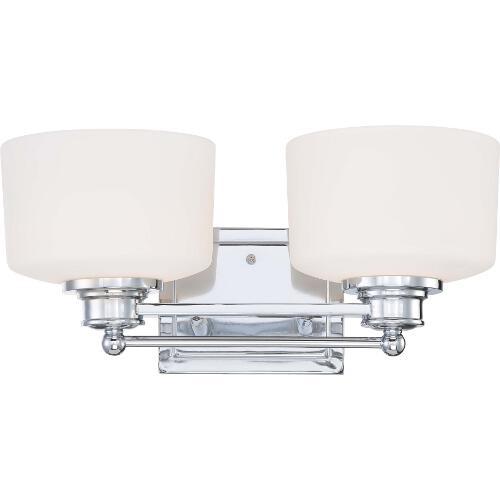 Nuvo Lighting 60-4582 Soho 2 Bulb Bathroom Light - Polished Chrome