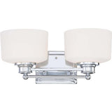 Nuvo Lighting 60-4582 Soho 2 Bulb Bathroom Light - Polished Chrome